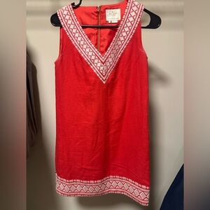 Kate spade red shift dress